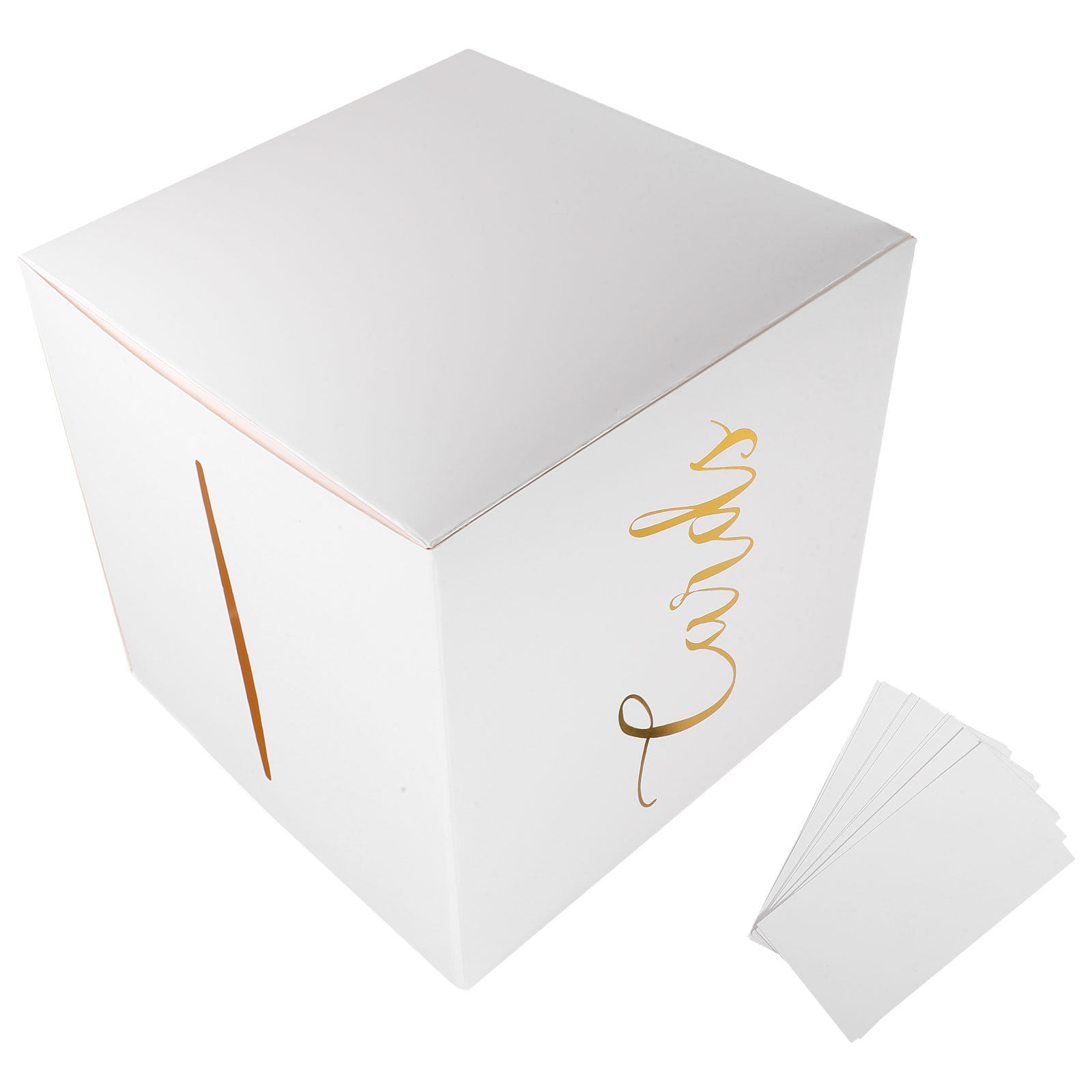 Wedding Card Box - 1 Set Hochzeitskartenbox, elegante Papierkartenhalterbox für