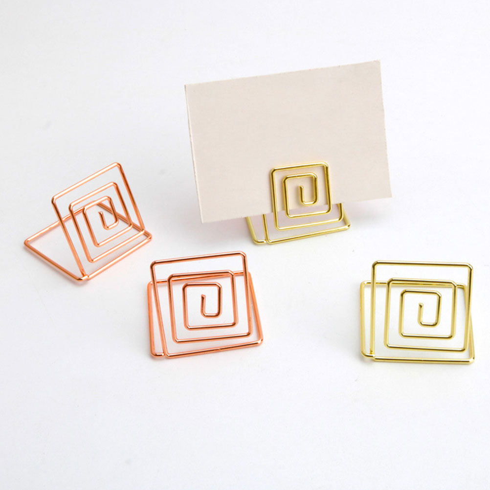 16 Stück elegante Notizhalter, – Table Number Gold Bewertung und Preis