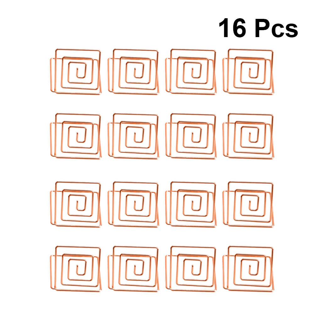 16 Stück elegante Notizhalter, – Table Number Gold Bewertung und Preis