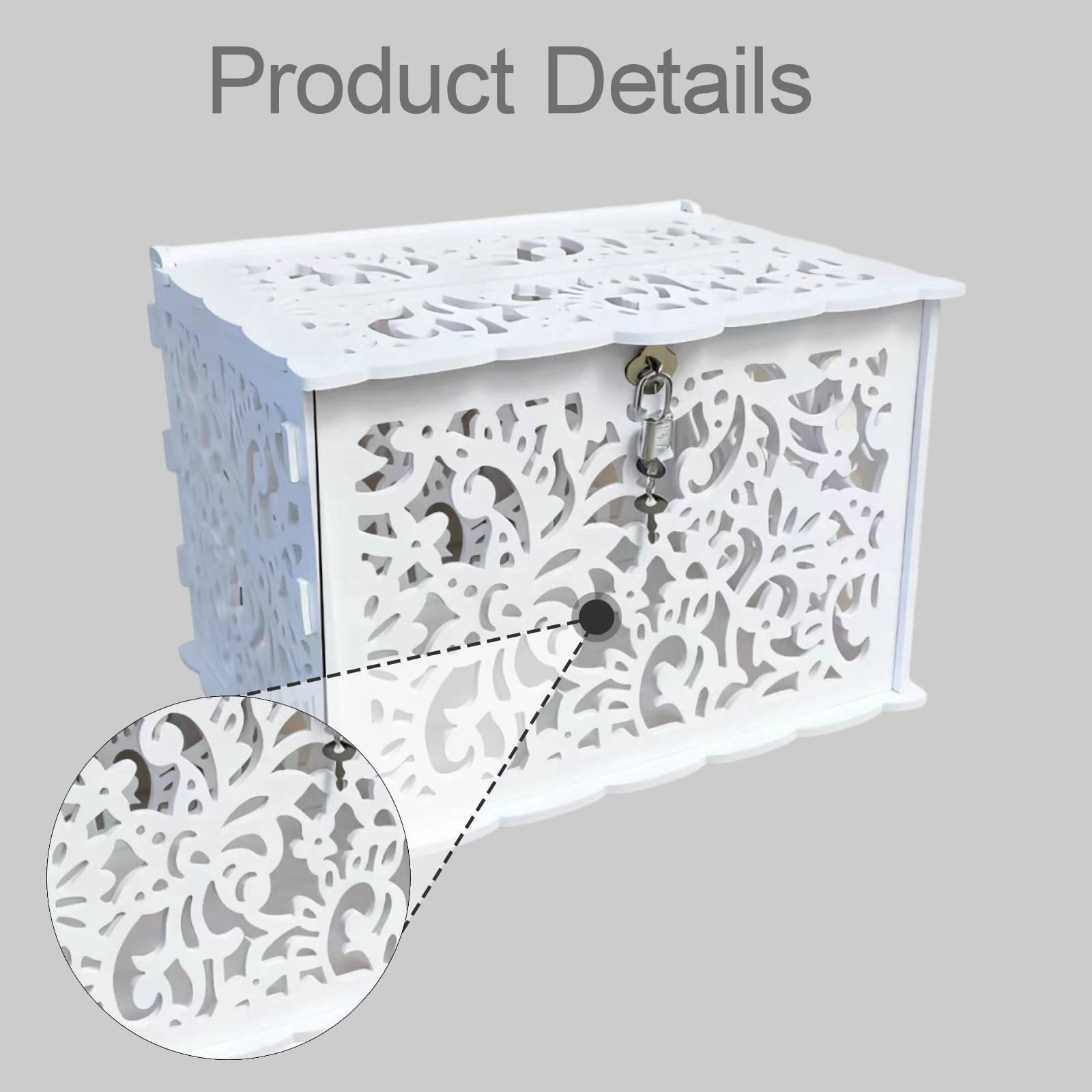 Wiederverwendbare Acryl-Hochze – Wedding Card Box Bewertung und Preis