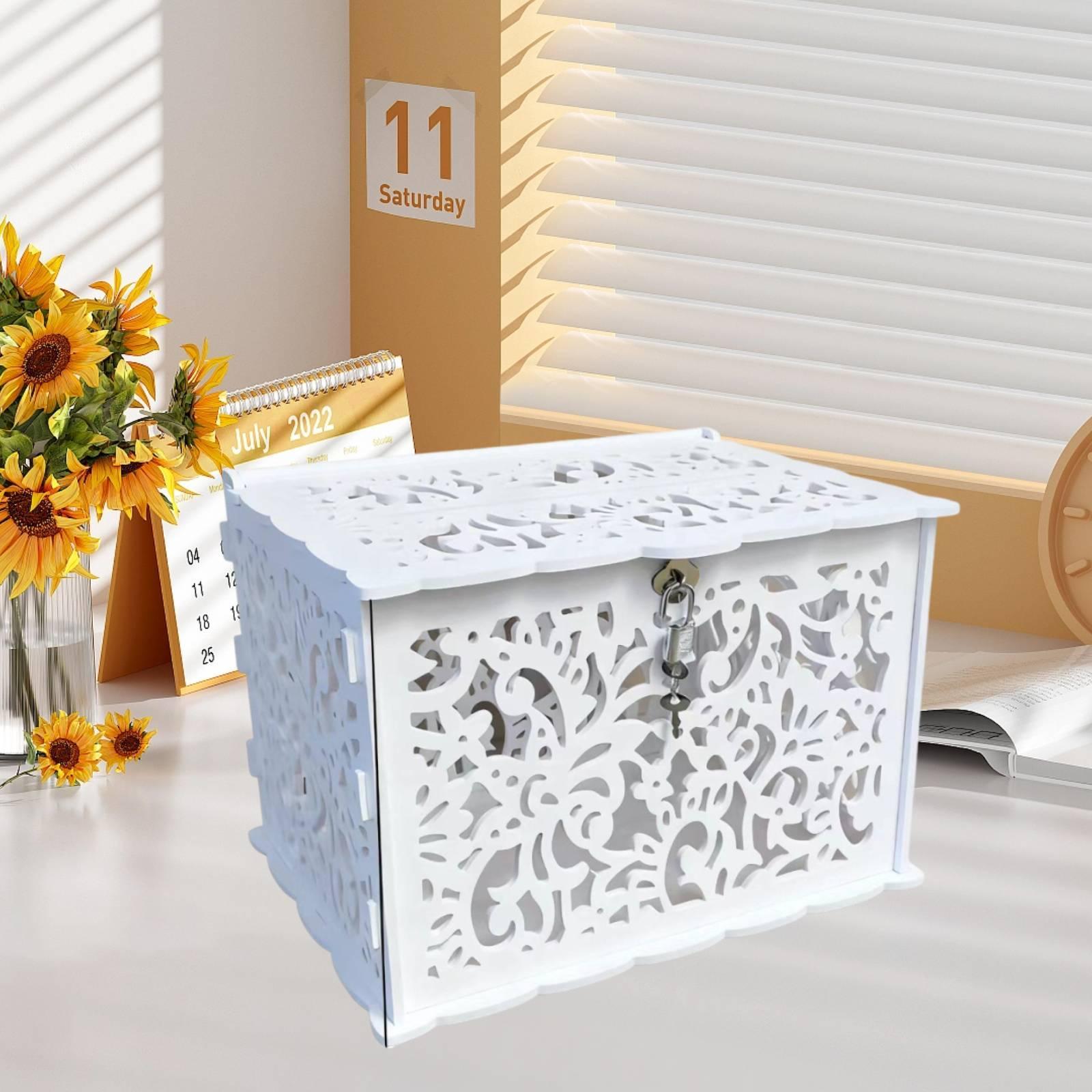 Wiederverwendbare Acryl-Hochze – Wedding Card Box Bewertung und Preis