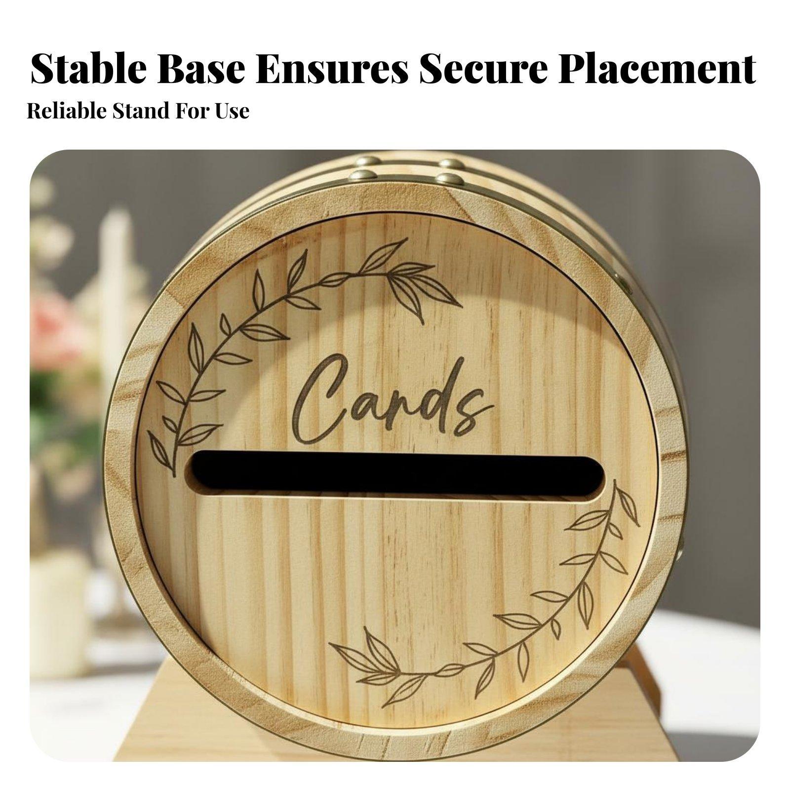 Große Holz-Kartenbox mit Schli – Wedding Card Box Bewertung und Preis