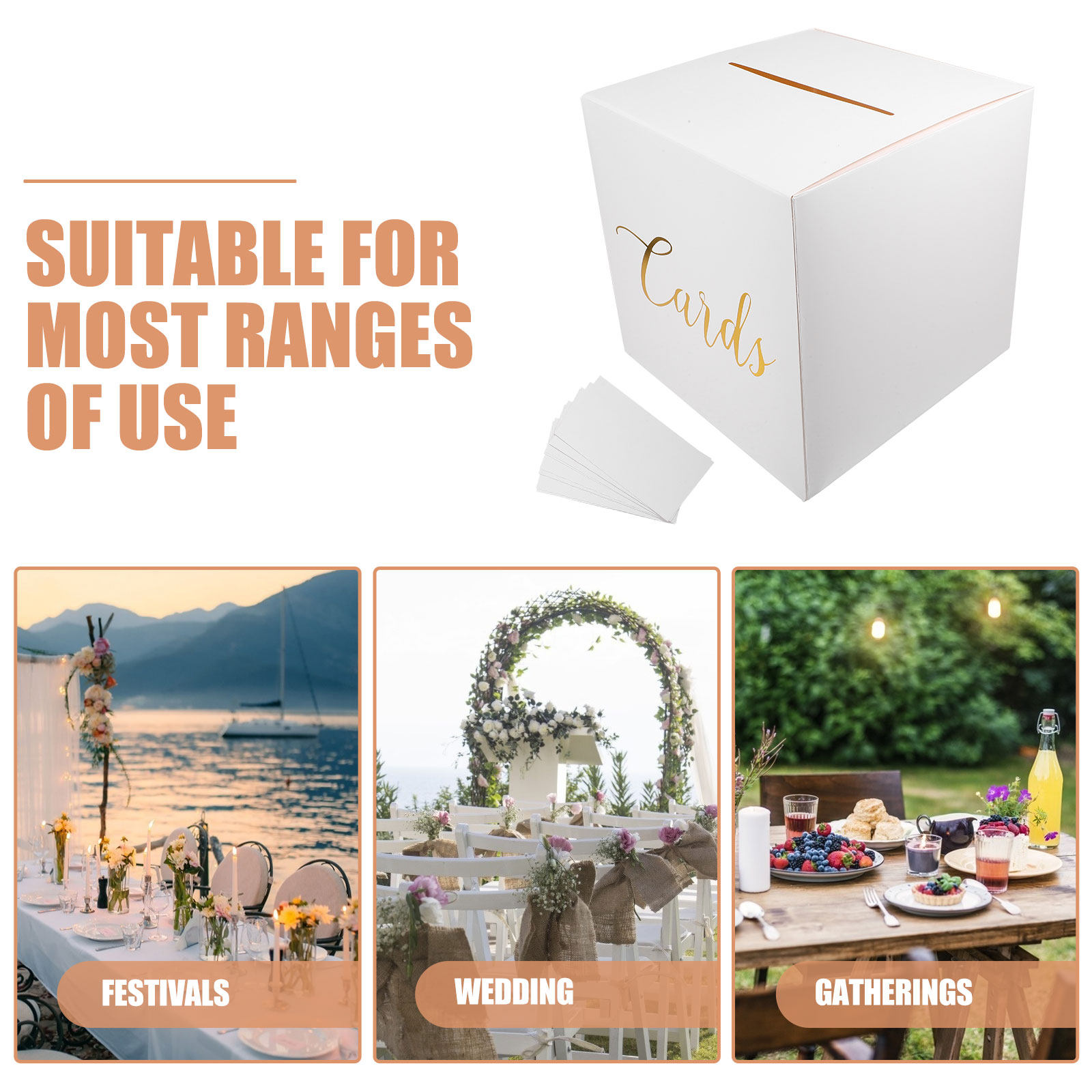 1 Set Hochzeitskartenbox, eleg – Wedding Card Box Bewertung und Preis