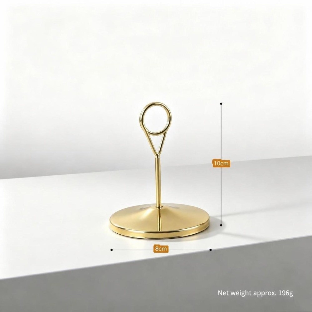 Metall-Tischnummernhalter mit  – Table Number Gold Bewertung und Preis